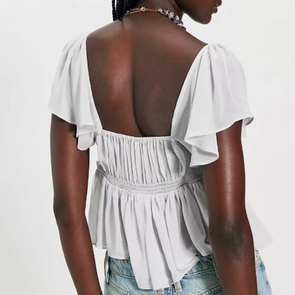 Free People Kenny Chiffon Blouse - Picture 4 of 4